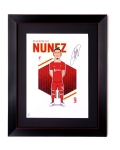 LFC Signed 24/25 Darwin Núñez Print